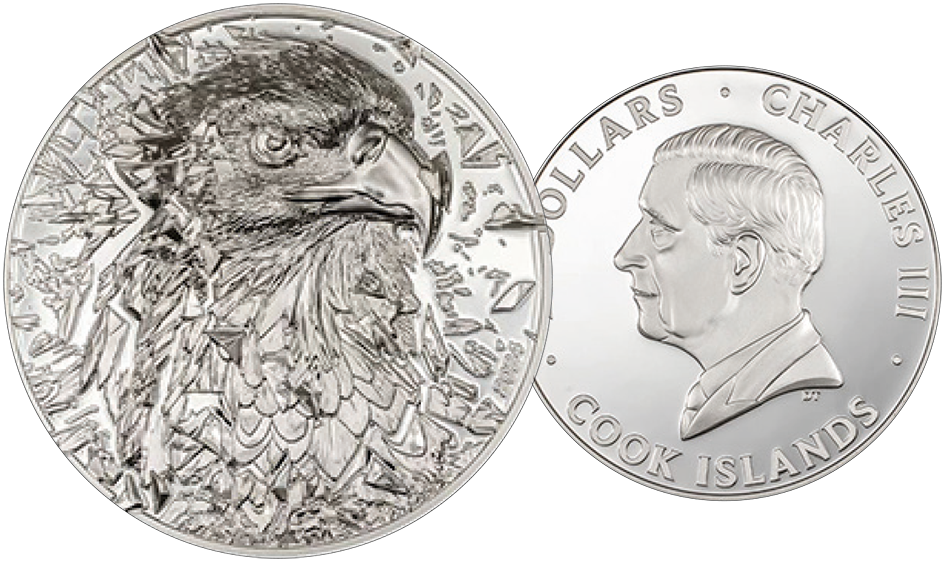 2024, Bald Eagle - Silver Burst, Cook Islands