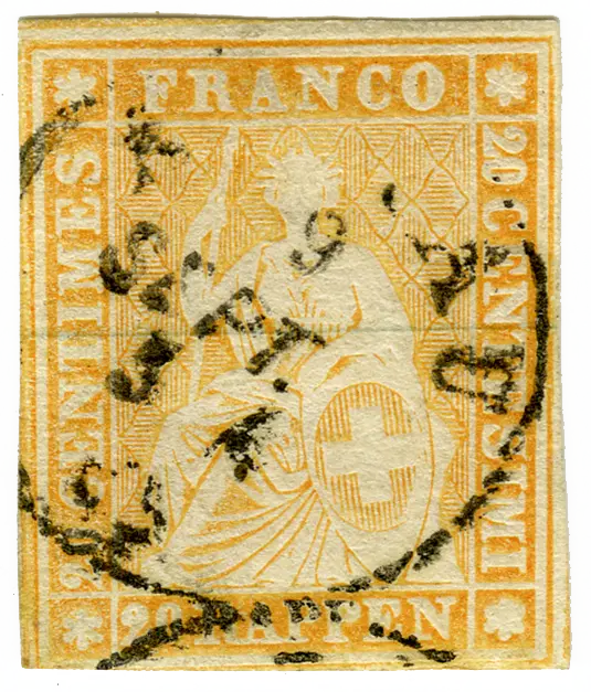 20 Rp. gelblichorange