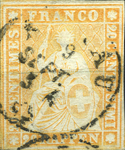 20 Rp. gelblichorange