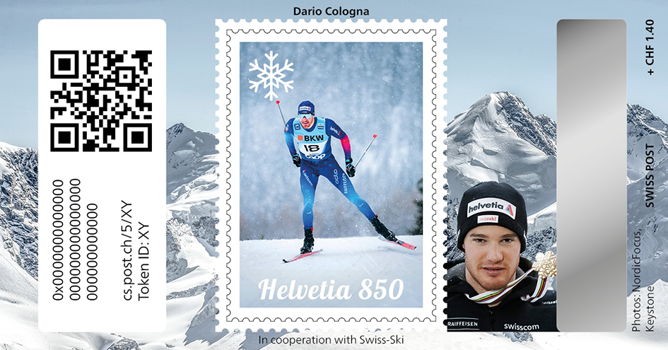 2024, Crypto Stamp "Dario Cologna" - Basic Edition