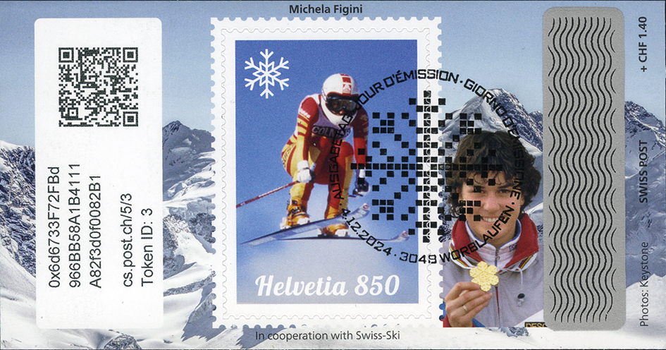 2024, Crypto Stamp "Michela Figini" - Basic Edition