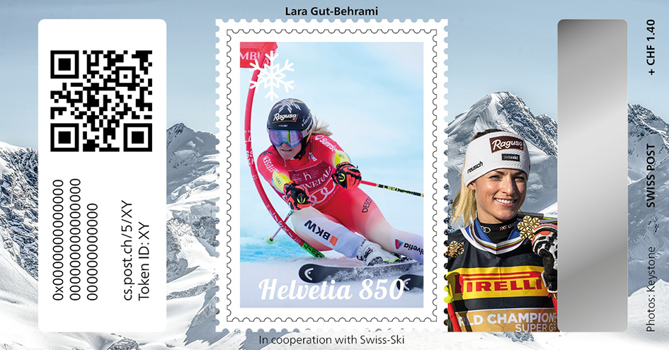 2024, Crypto Stamp &quot;Lara Gut-Behrami&quot; - Basic Edition
