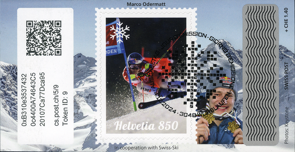 2024, Crypto Stamp "Marco Odermatt" - Basic Edition