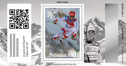 2024, Crypto Stamp &quot;Carlo Janka&quot; - Silver Edition