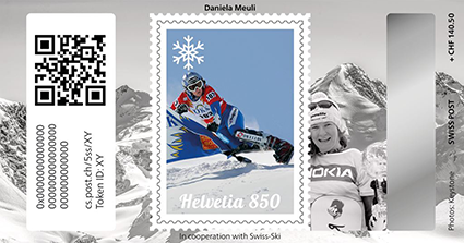 2024, Crypto Stamp "Daniela Meuli" - Silver Edition