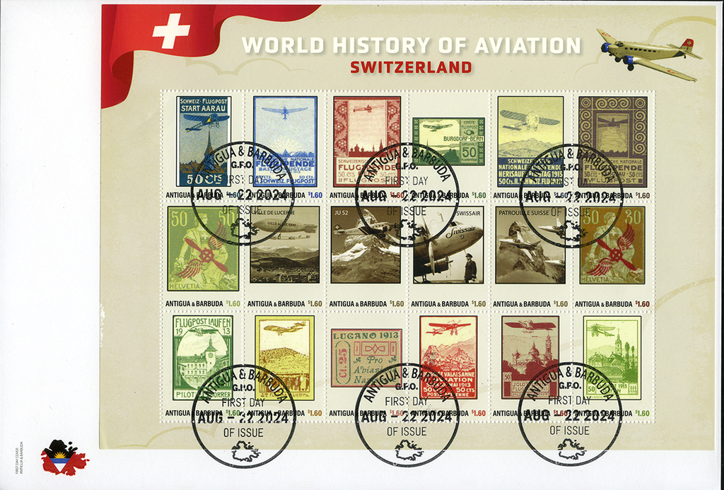 2024, WORLD HISTORY OF AVIATION, Switzerland