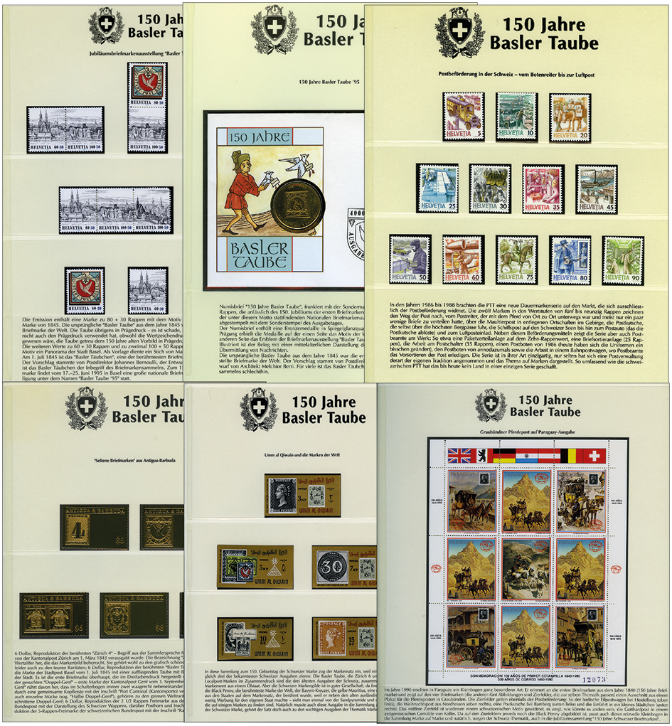 1995, &quot;150 Jahre Basler Taube&quot; - offizielle Sonderedition