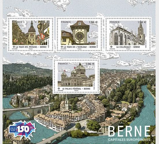 Sonderblock Frankreich - Internationale Hauptstädte - BERNE