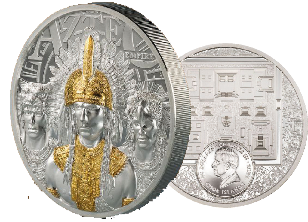 2025, 20 Dollars "Aztekenreich", Cook Islands