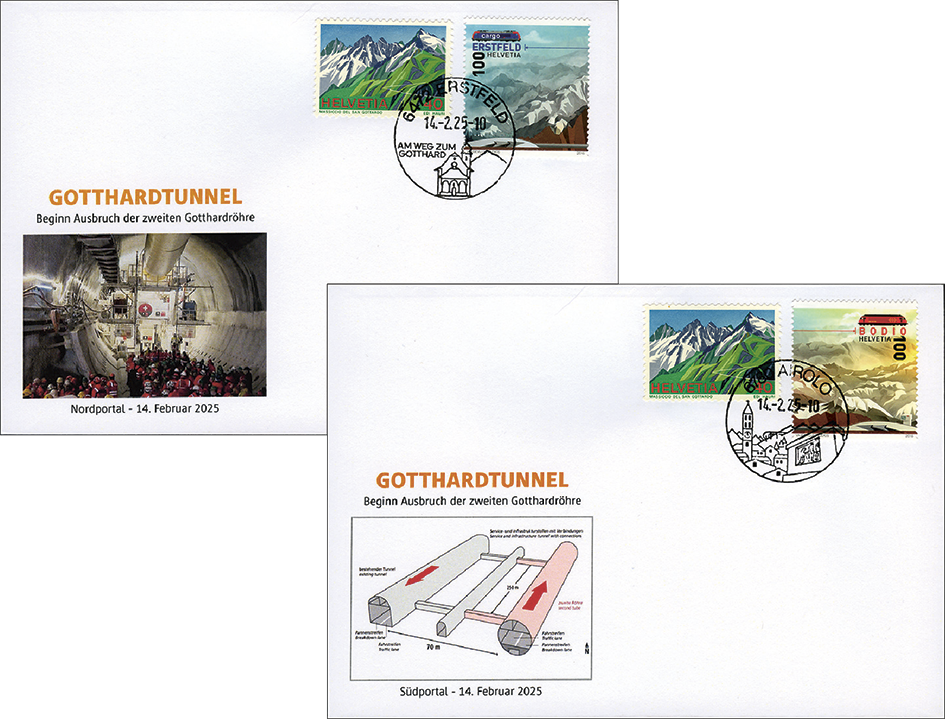 2025, Gotthardtunnel-Set, Beginn Ausbruch zweite Röhre
