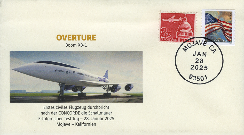 2025, OVERTURE - Erstes ziviles Flugzeug durchbricht nach der CONCORDE die Schallmauer