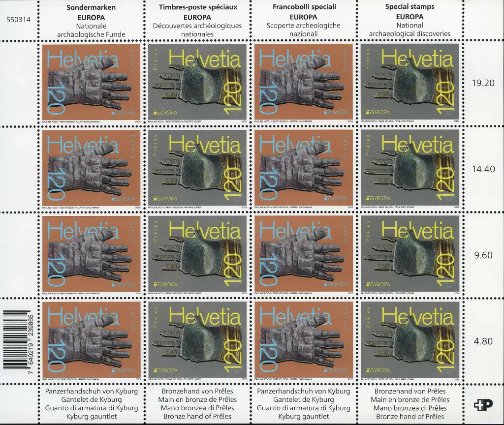 2025, EUROPA - Nationale archäologische Funde