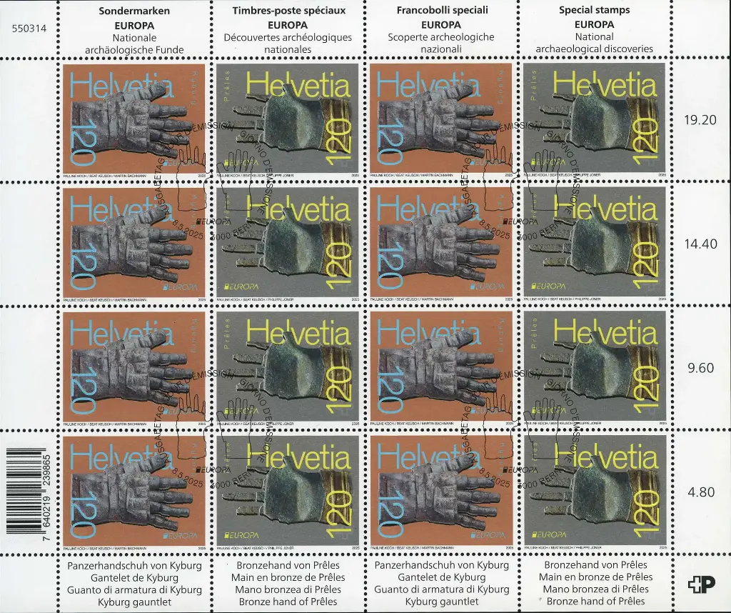 2025, EUROPA - Nationale archäologische Funde