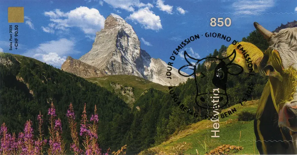 2025, Crypto Stamp "Kuh gelb"