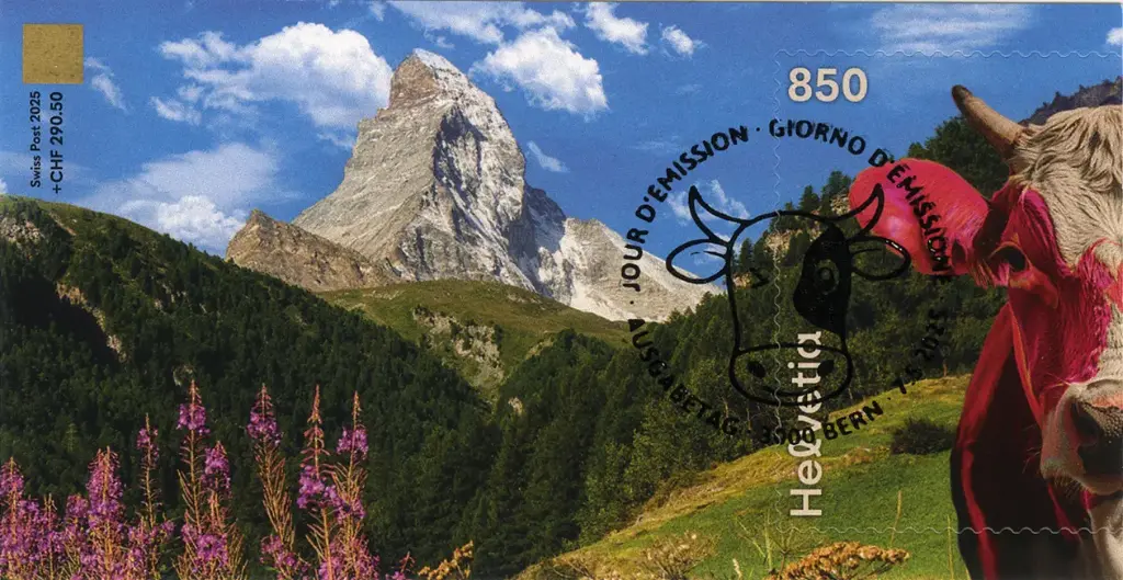 2025, Crypto Stamp "Kuh pink"
