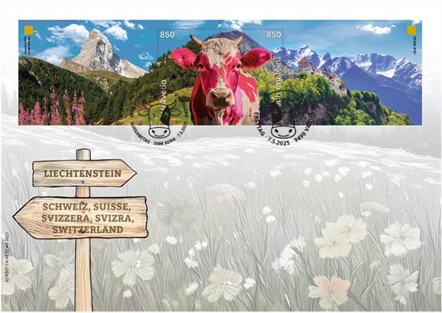 2025, Crypto Stamp "Kuh pink"