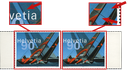 90 Rp. Alinghi - Switzerland, Abart:"Markanter Putzer"