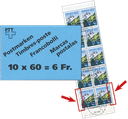 60 Rp. Lac de Tanay, "Stark verschobener Schnitt"