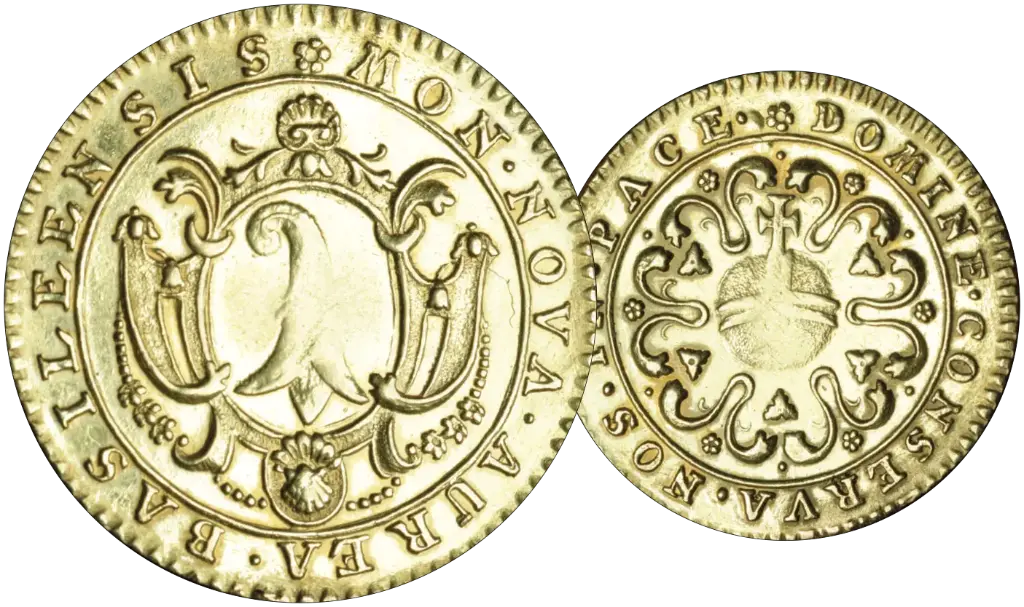 um 1750, Goldgulde Basel