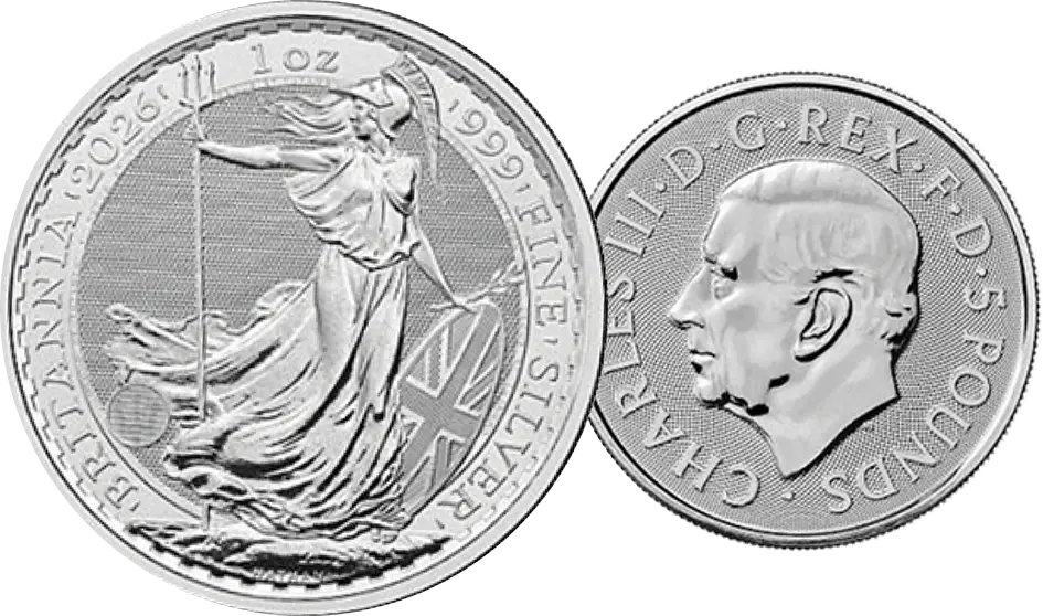 2026, 2 Pfund Britannia 2026, Grossbritannien