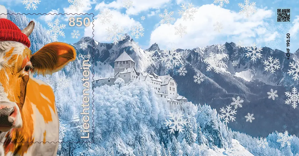 2025, Crypto Stamp "Kuh orange" - CHLI 2.0