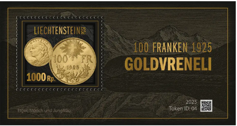 2025, 100 Franken GOLDVRENELI von 1925