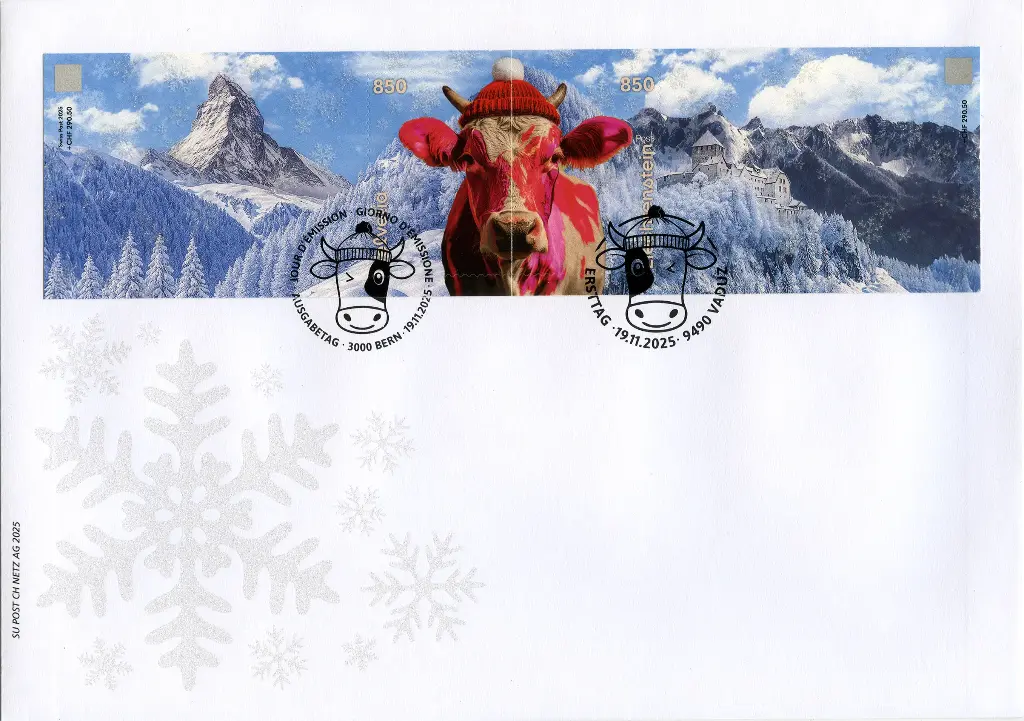 2025, Crypto Stamp CHLI 2.0 "Kuh pink"