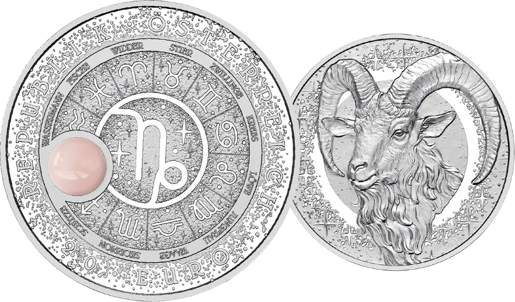 2025, 20 Euro Sternbilder - Steinbock, Österreich