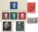 1968, 1 Sonderblock, 4 Briefmarken, BRD