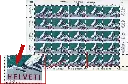 10 Rp. Matterhorn, "Graudruck retouchiert" Originalbogen   