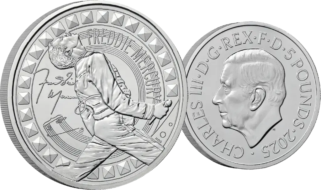 2025, 5 Pfund, Freddy Mercury - Musiklegenden, Grossbritannien
