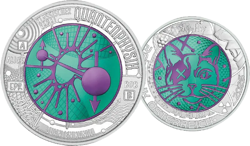 2026, 25 Euro, Quantenphysik, Österreich