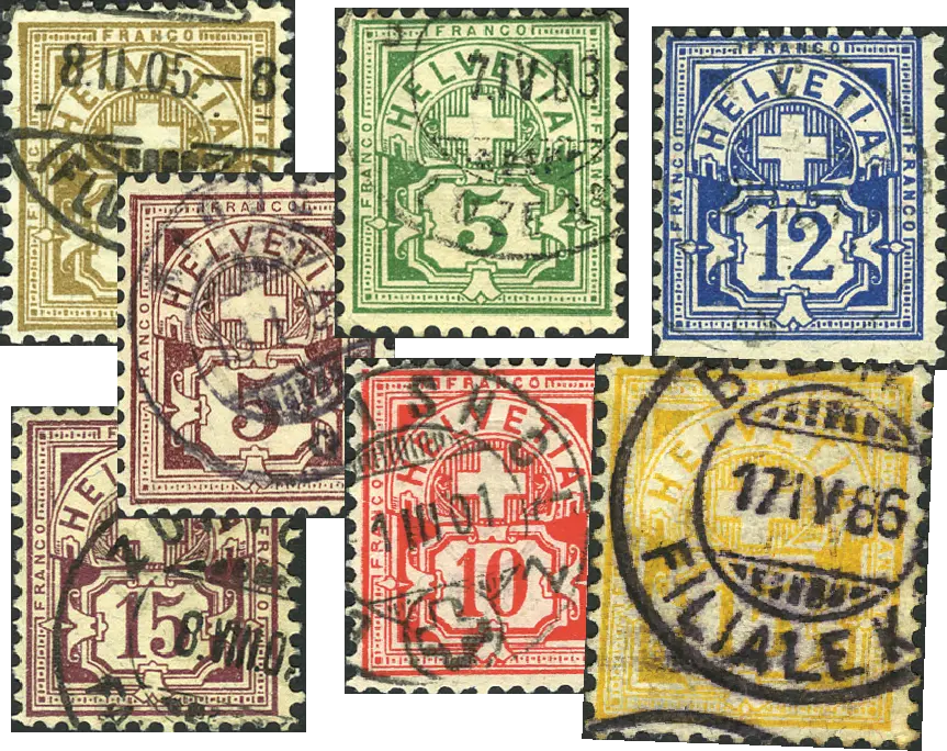 1882-1906 Ziffermuster - Spezialkollektion
