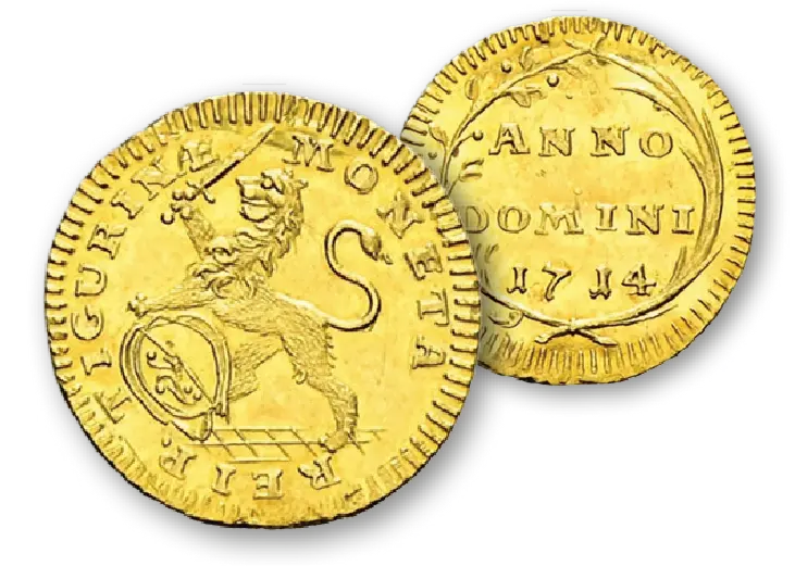 1714, Vierteldukat Zürich