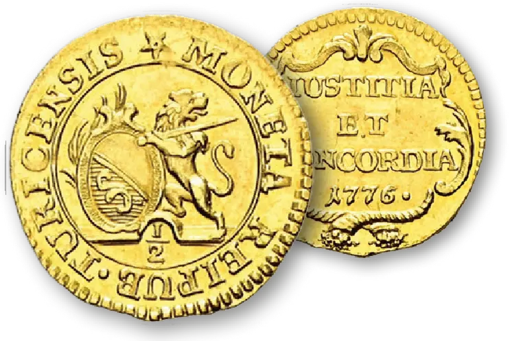 1776, Halbdukat Zürich