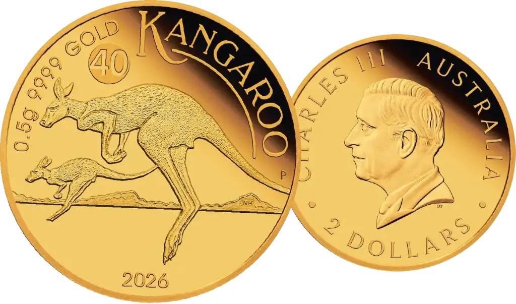 2026, 2 Dollar, Mini Roo, Australien