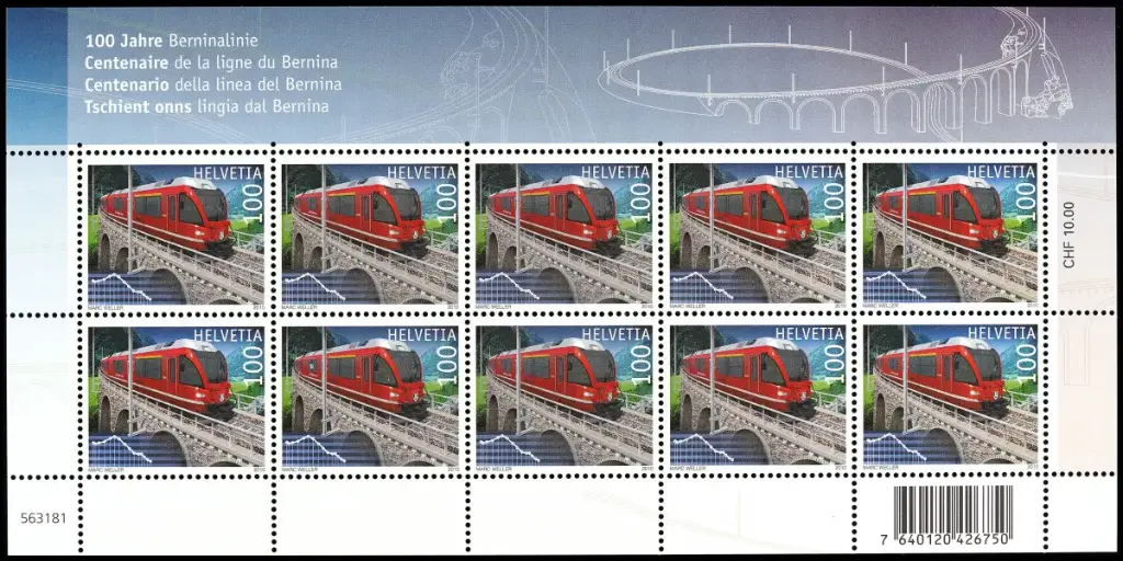 100 Rp. 100 Jahre Berninalinie