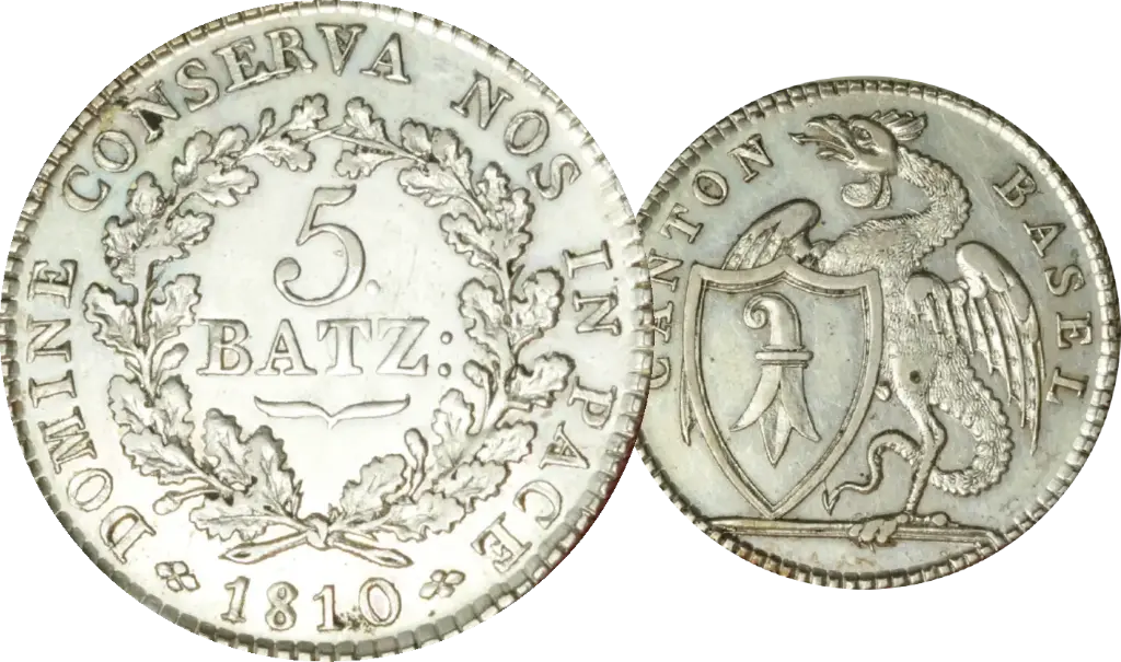 1810, 5 Batzen Basel