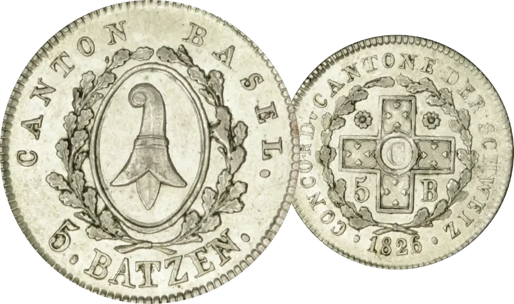 1810, 5 Batzen Basel