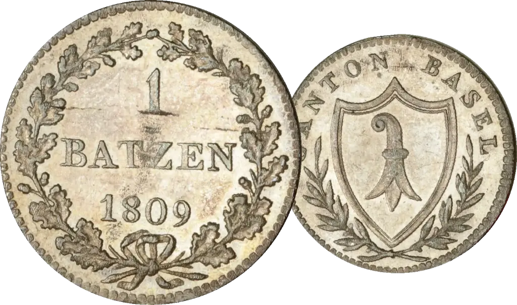 1809, 1 Batzen Basel