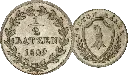 1809, Halbbatzen Basel