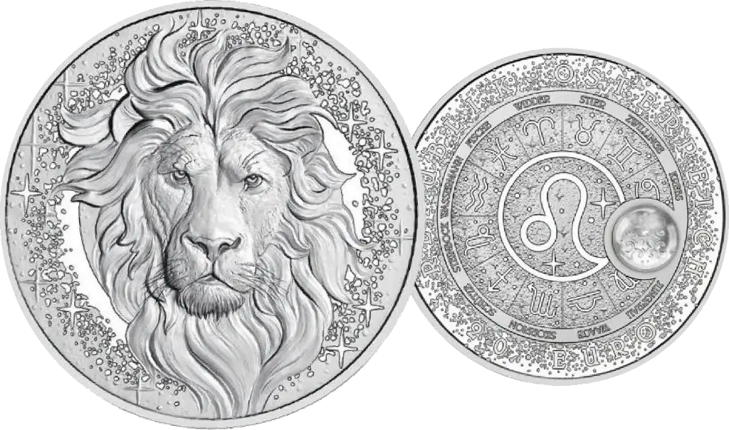 2026, 20 Euro, Sternbilder - Leo, Österreich