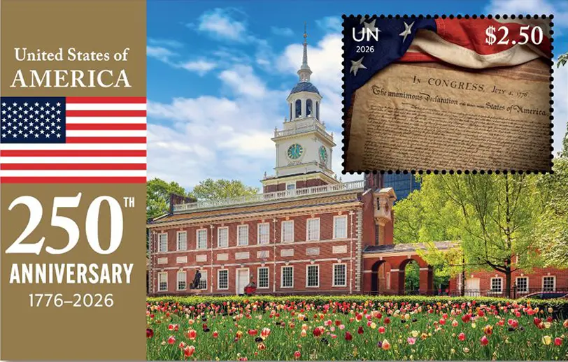 2026, 250 Jahre USA, Jubiläums-Sonderblock