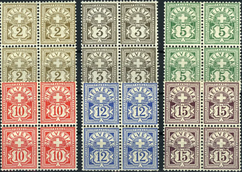 1906, Ziffermuster 