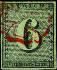 1843, Zürich 6, Type V