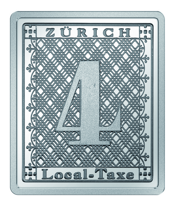 Zürich 4 in Silber