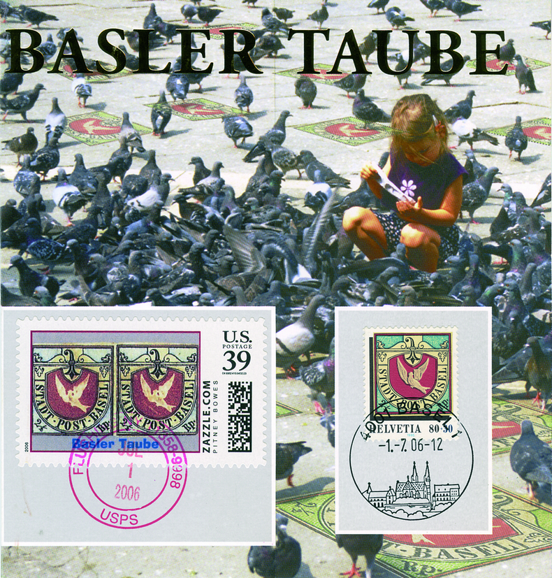 2006, Basler Taube Folder mit US Zazzle - Privatmarke