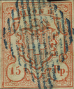 Type 9, dunkelblaue eidg. Raute