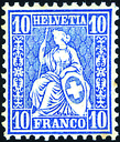 10 Rp. blau