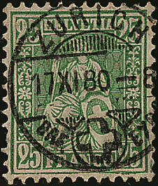 25 Rp. grün